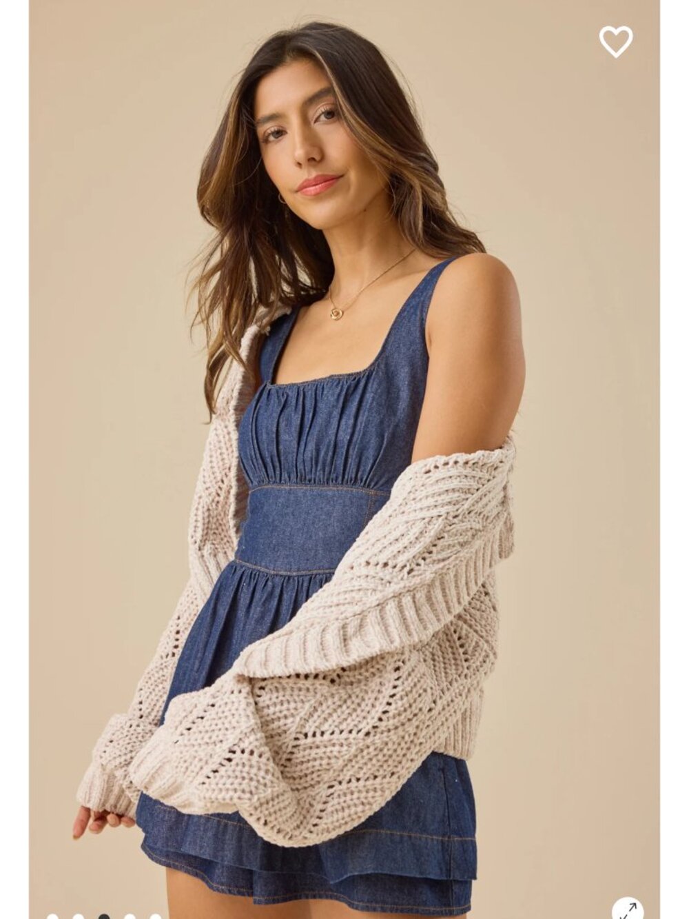 Denim Romper Altar'd State Ava Denim Romper NWT - Picture 2 of 5